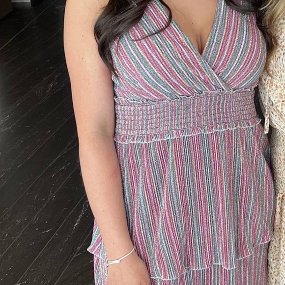 SAYLOR MINI RAINBOW DRESS - Picture 3 of 3